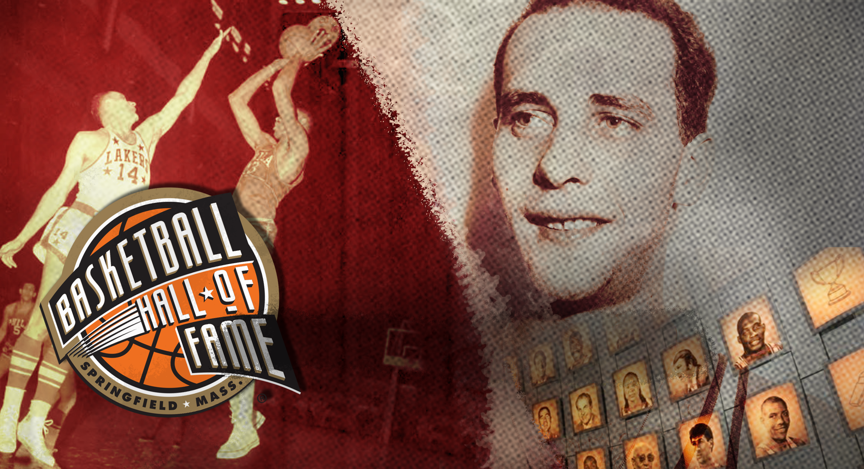 Larry Foust in the mid-1950s wearing his Fort Wayne Pistons uniform, one of the most accomplished centers of his era and an eight-time NBA All-Star.